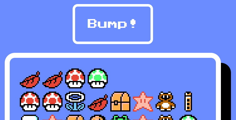 Screenshot of bump